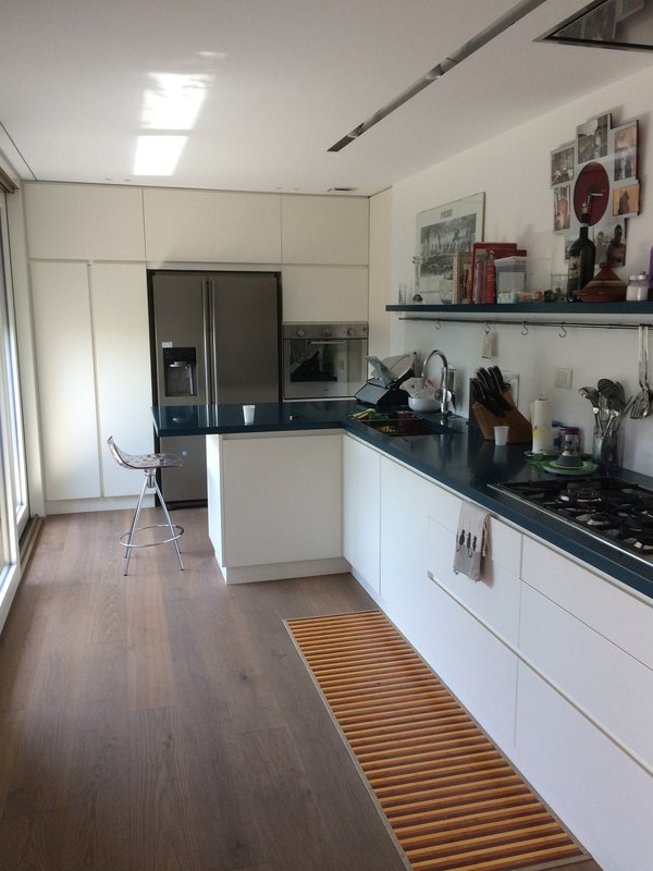 Cucina bianca su misura